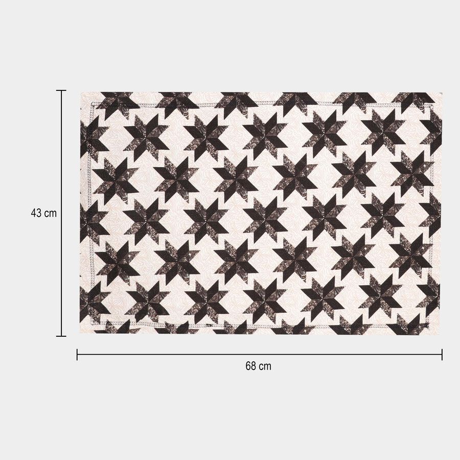 125 GSM Black Microfiber Double Bedsheet With Pillow Cover, , large image number null
