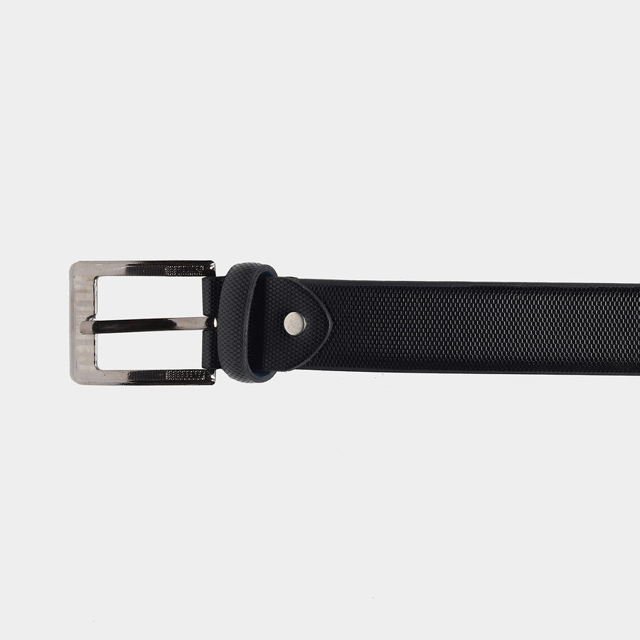 Men Formal Black Belt (40 in.), , large image number null