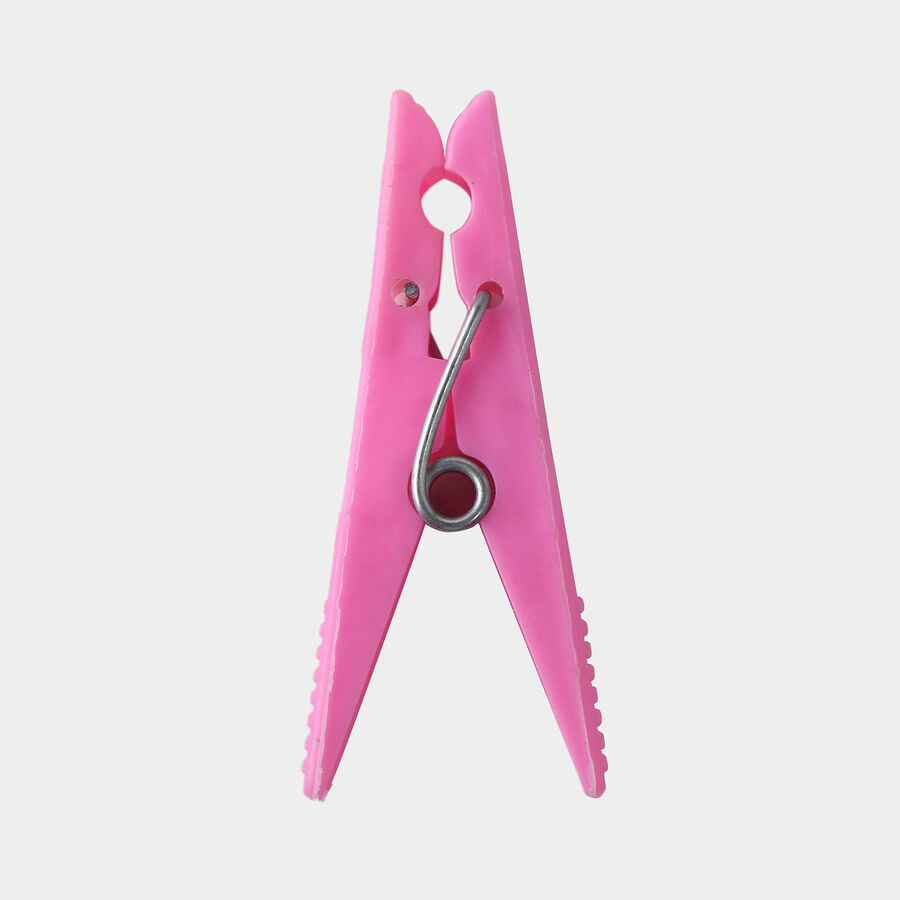 Plastic Cloth Clips-Set of 12 (Color/Design May Vary), , large image number null