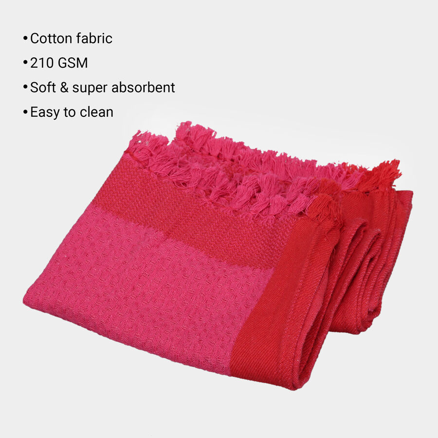 Cotton Hand Towel, Set of 2, 210 GSM, 40 X 60 cm, , large image number null