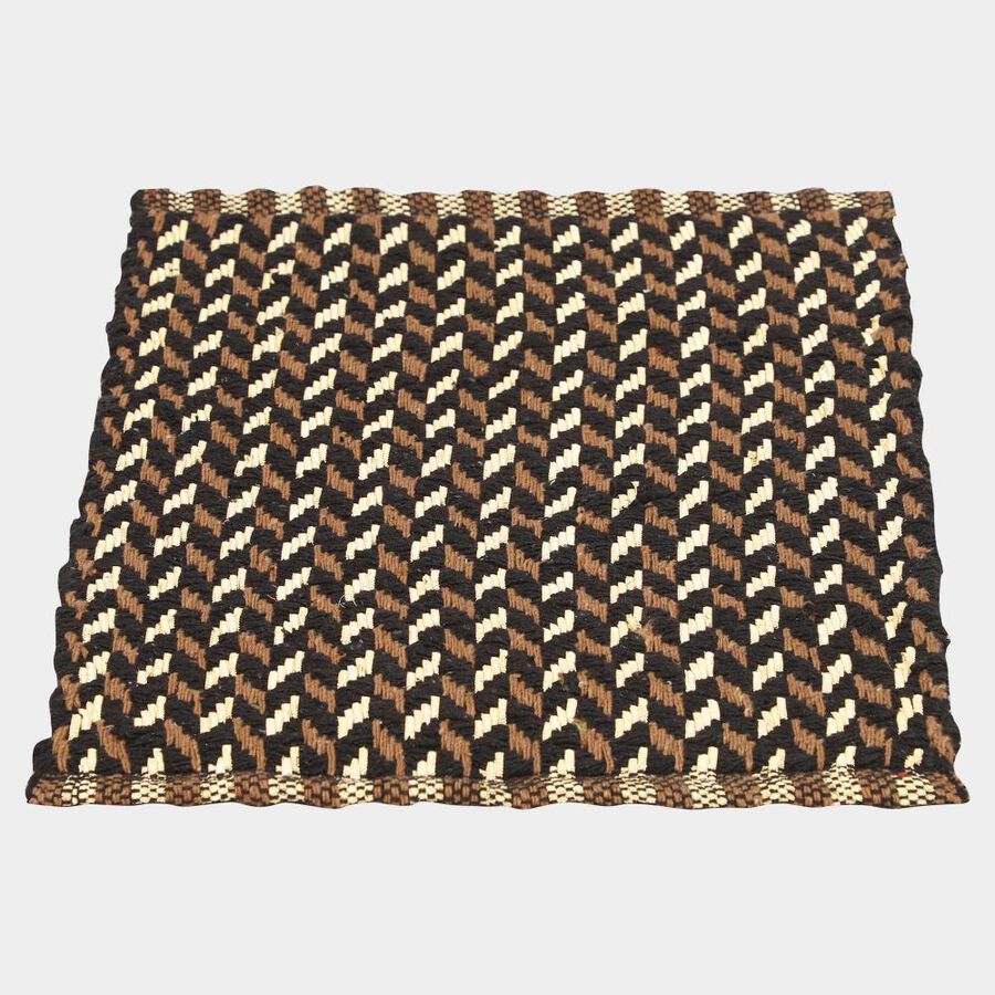 Brown Polyester Cotton Door Mat, , large image number null