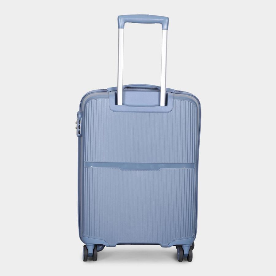 8-Wheel Light Blue Polycarbonate Hard Case Trolley, Small, , large image number null