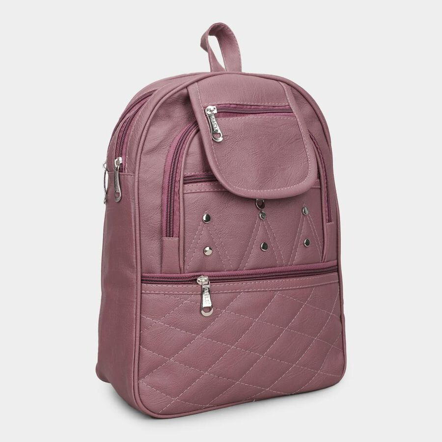 Women's Pu Backpack, , large image number null