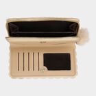 Women's Tan Polyurethane Hand Pouch, , small image number null
