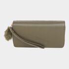 Women's Polyurethane Zipper Hand Pouch, , small image number null