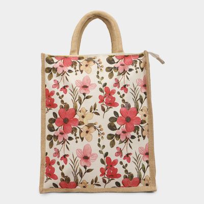 Beige Jute Bag