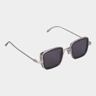 Men's Metal Gradient Rectangle Sunglasses, , small image number null