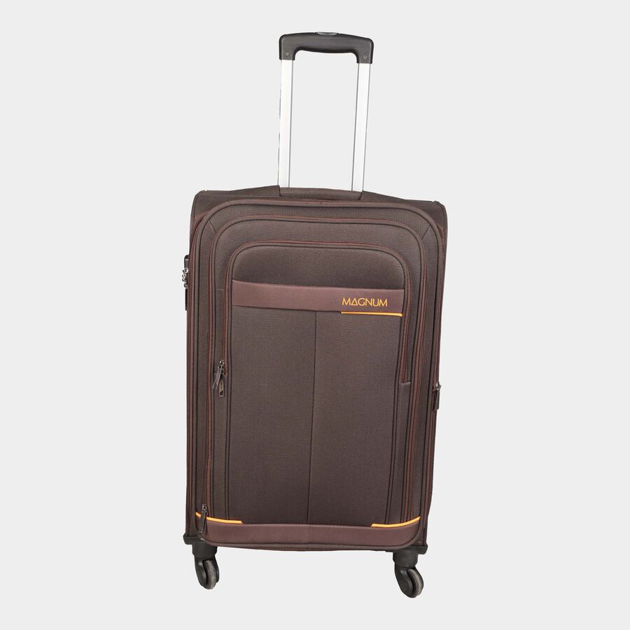 4-Wheel 2 Tone Fabric Soft Case Trolley, Medium, , large image number null