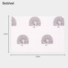Cream Cotton Single Bedsheet, , small image number null