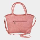 Women's Polyurethane Satchel, Quilted, Medium Size, , small image number null