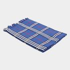 220 GSM Blue Cotton Blend Bath Towel, , small