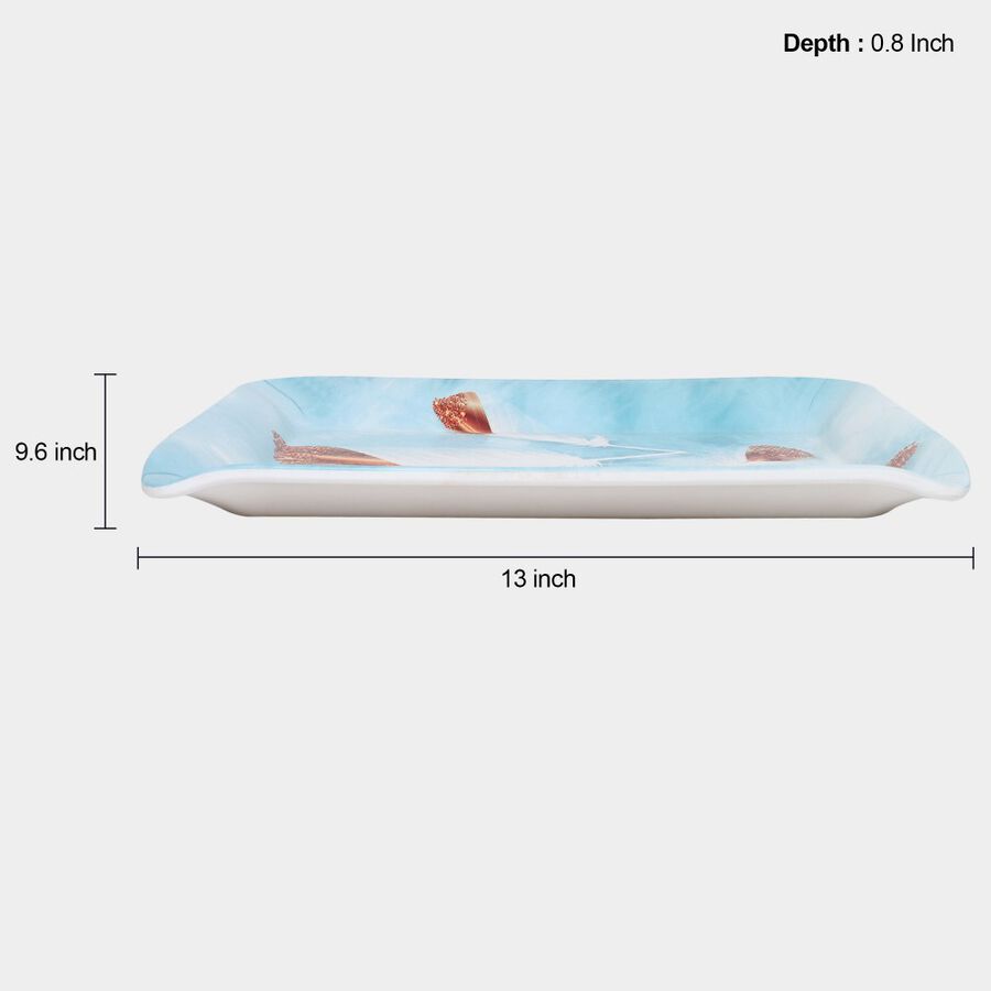 Melamine Serving Tray, 32.5 X 24 X 1 cm, , large image number null