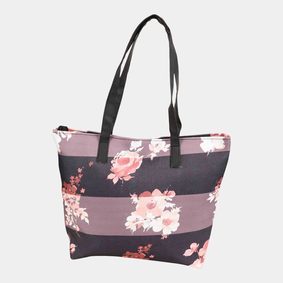 Women's off-White Polyester Tote Bag, , large image number null