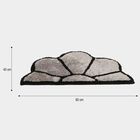 Grey Polyester Rug, , small