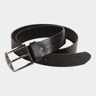 Men's Black Polyurethane Casual Belt, , small image number null