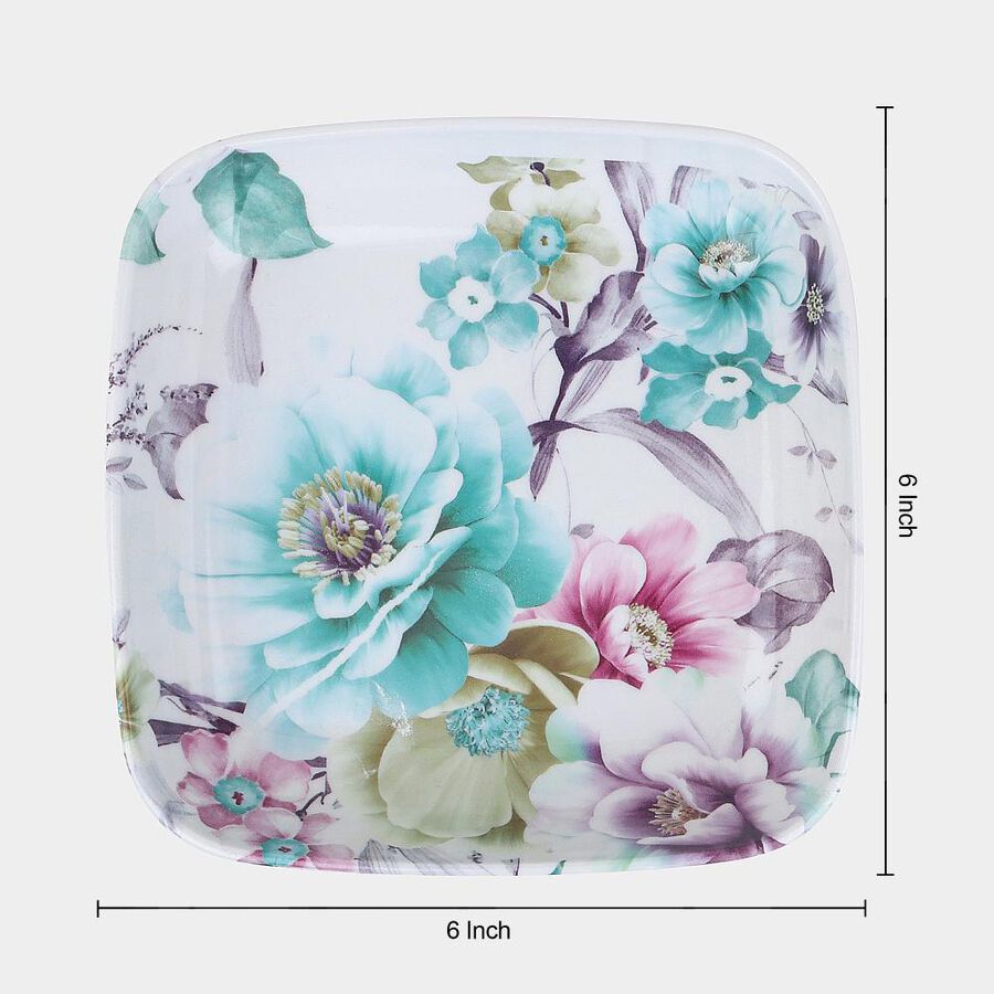 Melamine Snack Plate, Set of 4, , large image number null