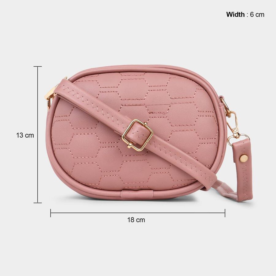Kid's Pink Polyurethane Bag, , large