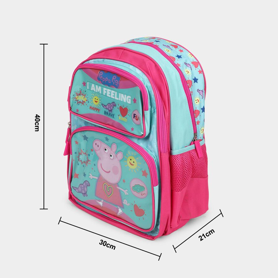 Kid's Peppa Pig Print School Bag, , large image number null