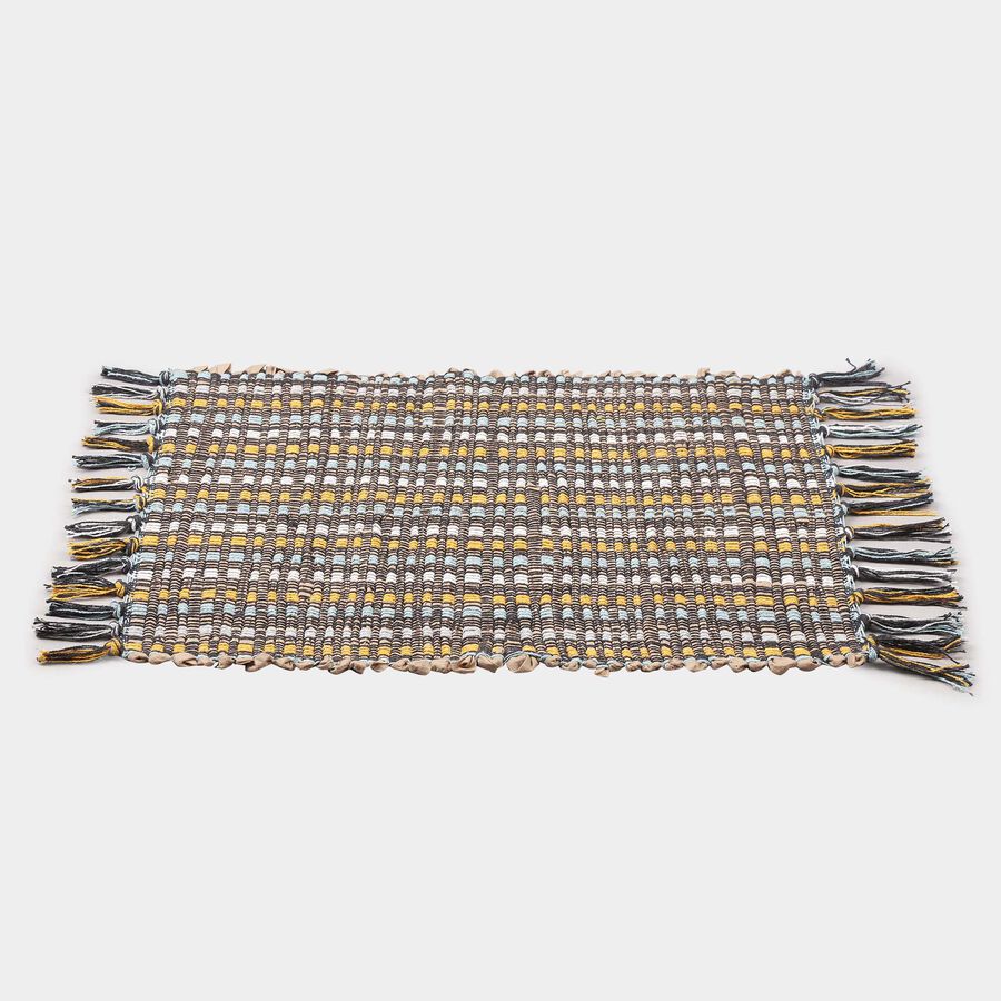 Multicolour Polyester Cotton Door Mat, , large image number null