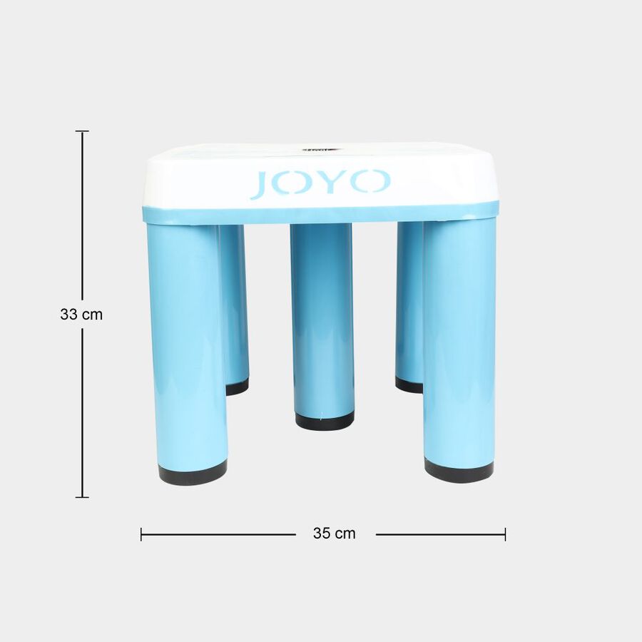Blue Plastic Bath Stool, , large image number null