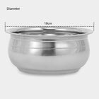 स्टेनलेस स्टील हांडी - 18cm (1200ml), , small image number null