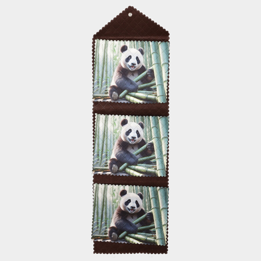 Brown Polyester Wall Hanging Organiser, , large image number null