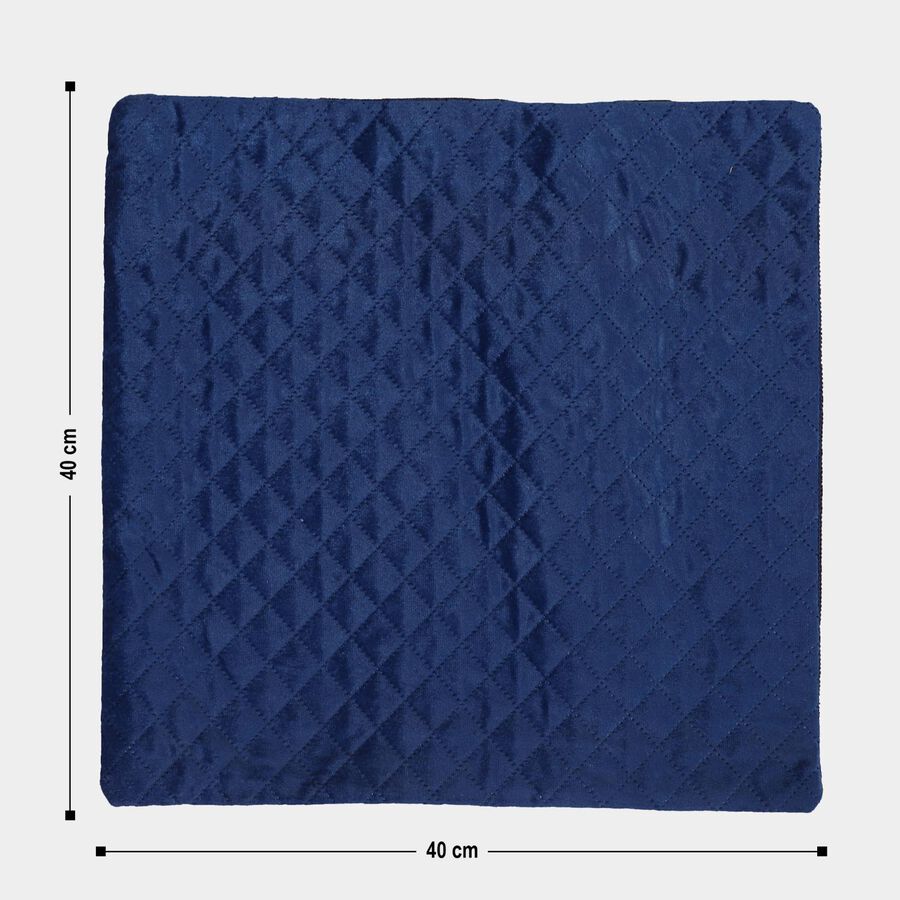 Blue Polyester Cushion Cover, , large image number null