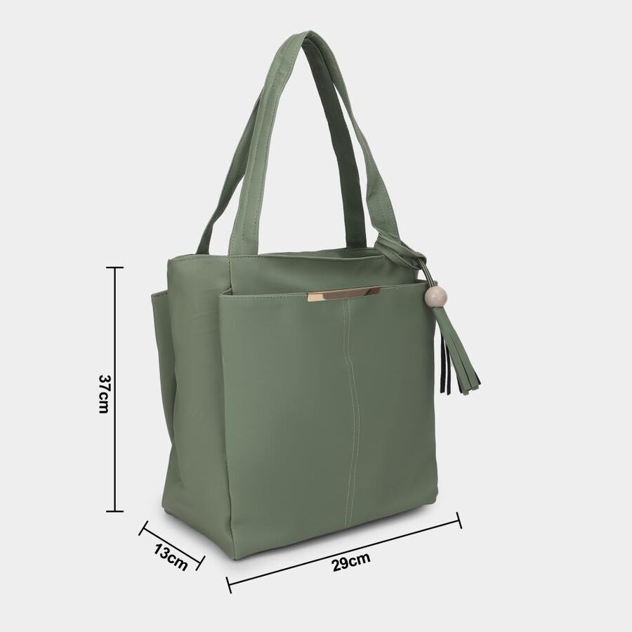 Women's Olive Pu Bag, , large