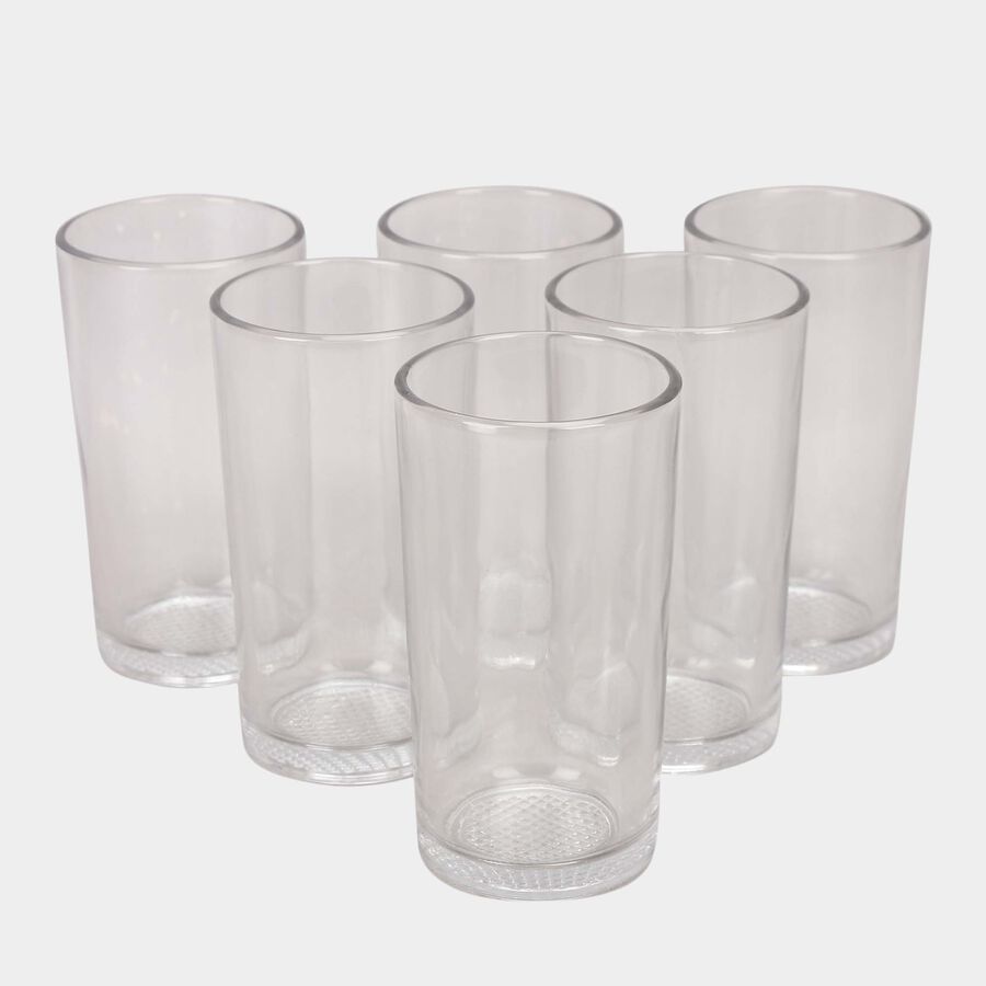 Glass Tumblers - Set Of 6, , large image number null