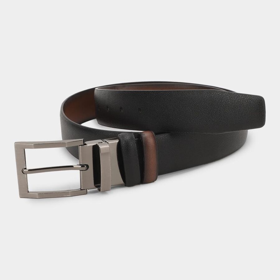 Men's Brown Pu Formal Belt , , large image number null