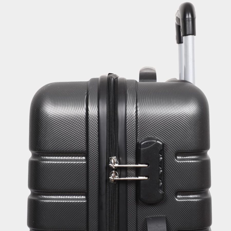 8-Wheel Dark Grey Polycarbonate Hard Case Trolley, Medium, , large image number null