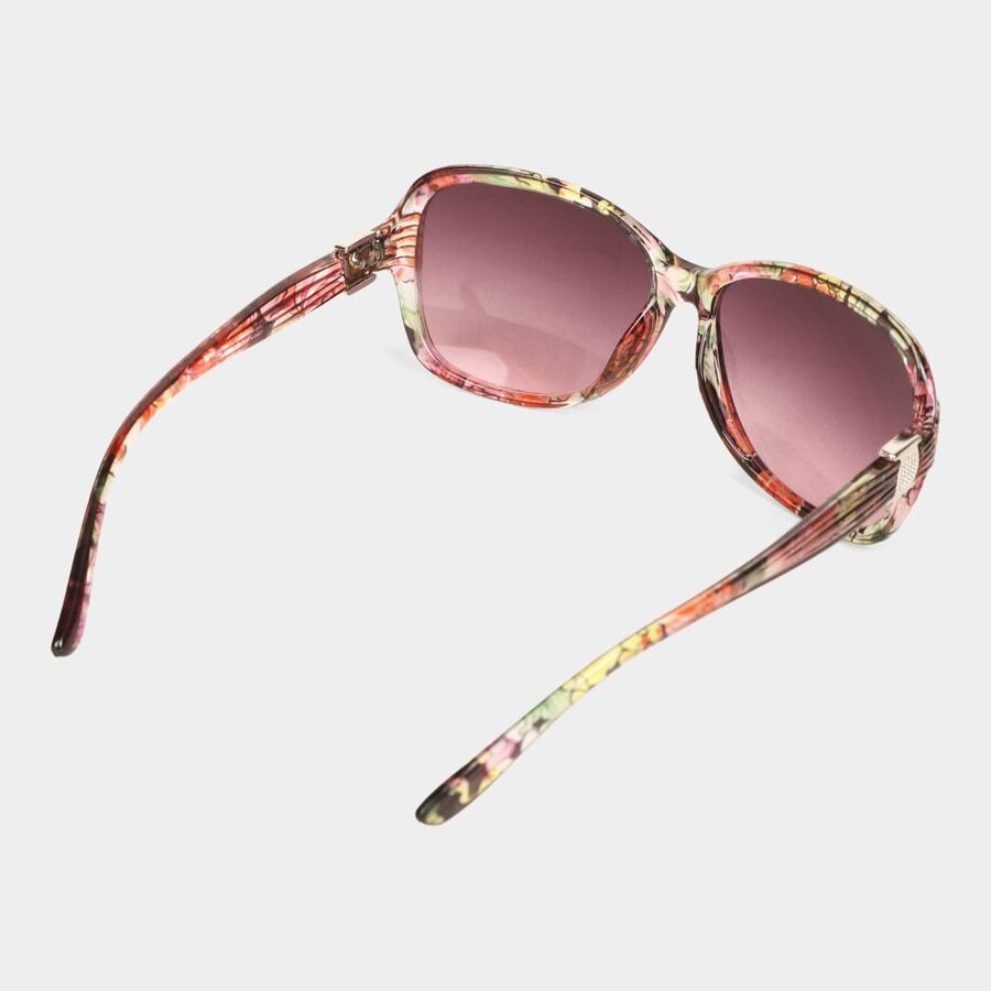 Women's Plastic Gradient Round Sunglasses, , large image number null