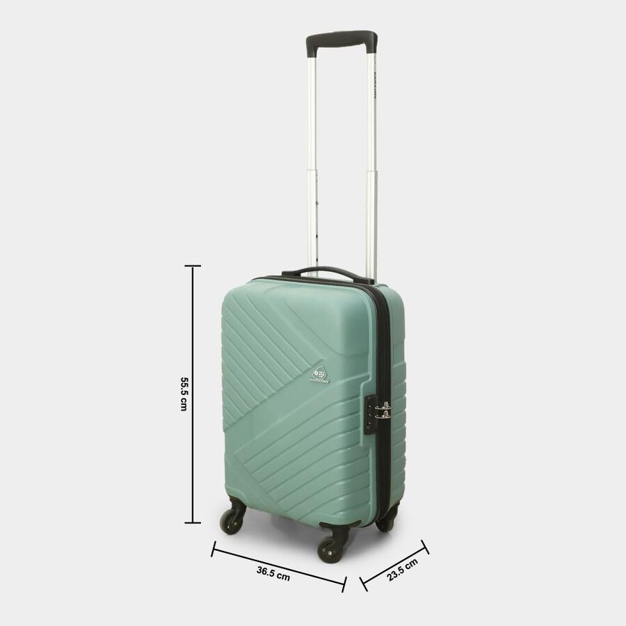 4-Wheel Light Green Polypropylene Hard Case Trolley, Small + Medium + Large, , large image number null