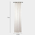 7ft. White Microfiber Door Curtain, , small image number null