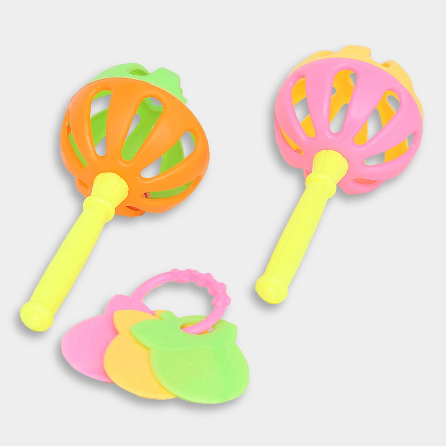 Plastic Baby Rattles(Colour/Design May Vary), , large image number null