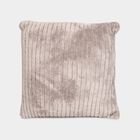 Taupe Velvet Textured Cushion, , small