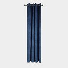7ft. Dark Blue Velvet Door Curtain, , small image number null