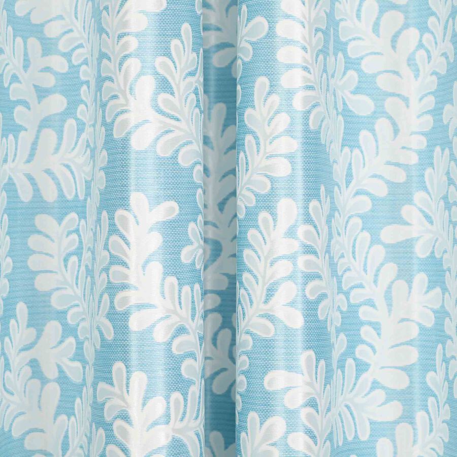 9ft. Dark Blue Microfiber Long Door Curtain, , large image number null