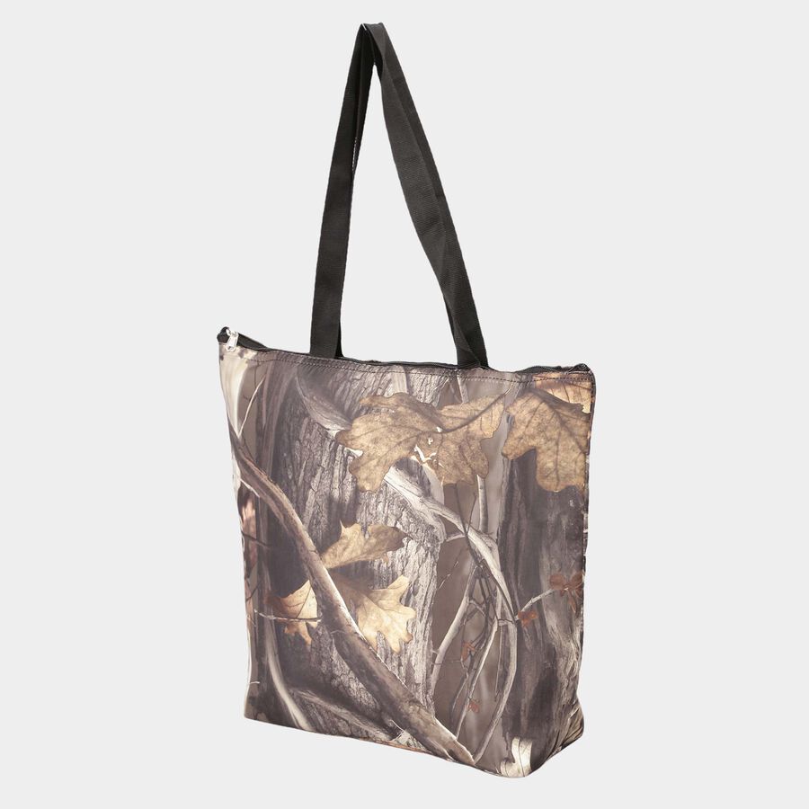 Brown Fabric-Polyester Bag, , large image number null