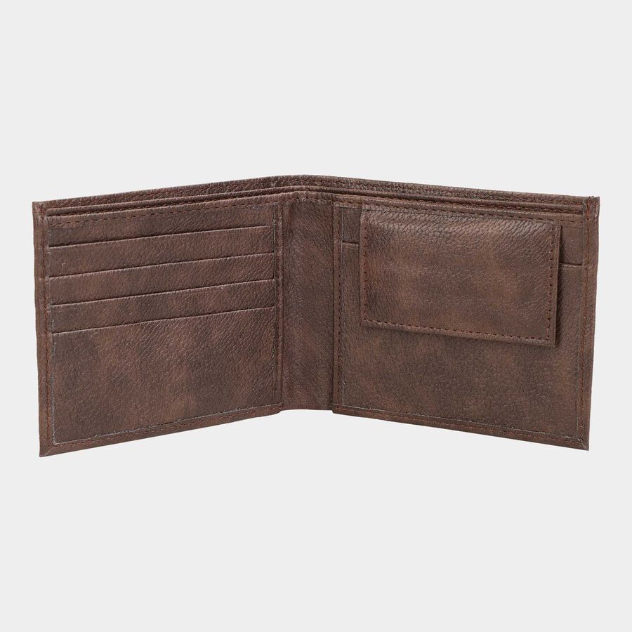 Men's Brown Polyurethane Wallet, , large image number null