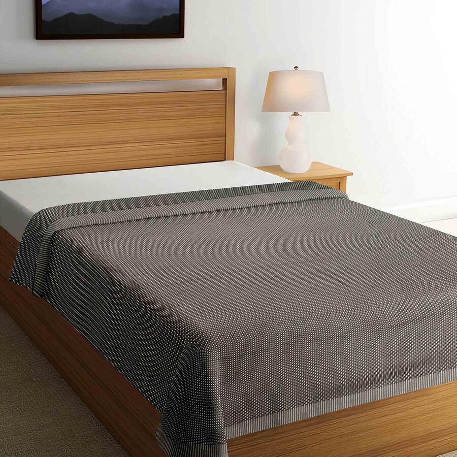Olive Cotton Bedcover, , large image number null