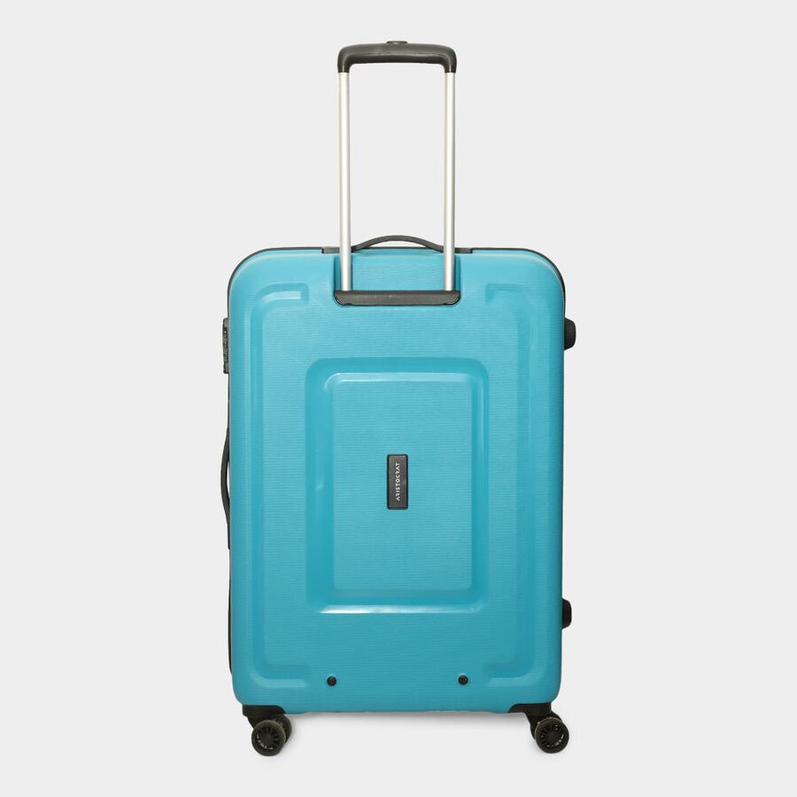 8-Wheel Light Blue Polypropylene Hard Case Trolley, Large, , large image number null