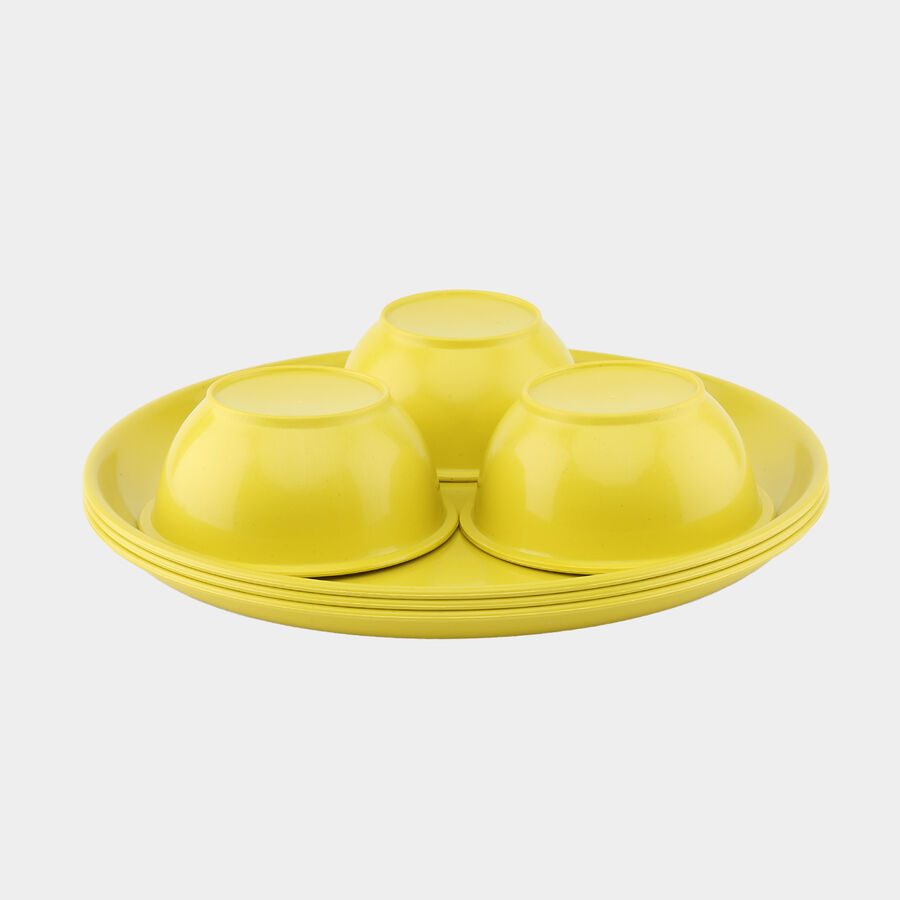 Plastic Plate & Bowls - 6 Pcs., , large image number null