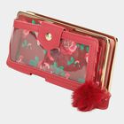 Women's Polyurethane Zipper Hand Pouch, , small image number null