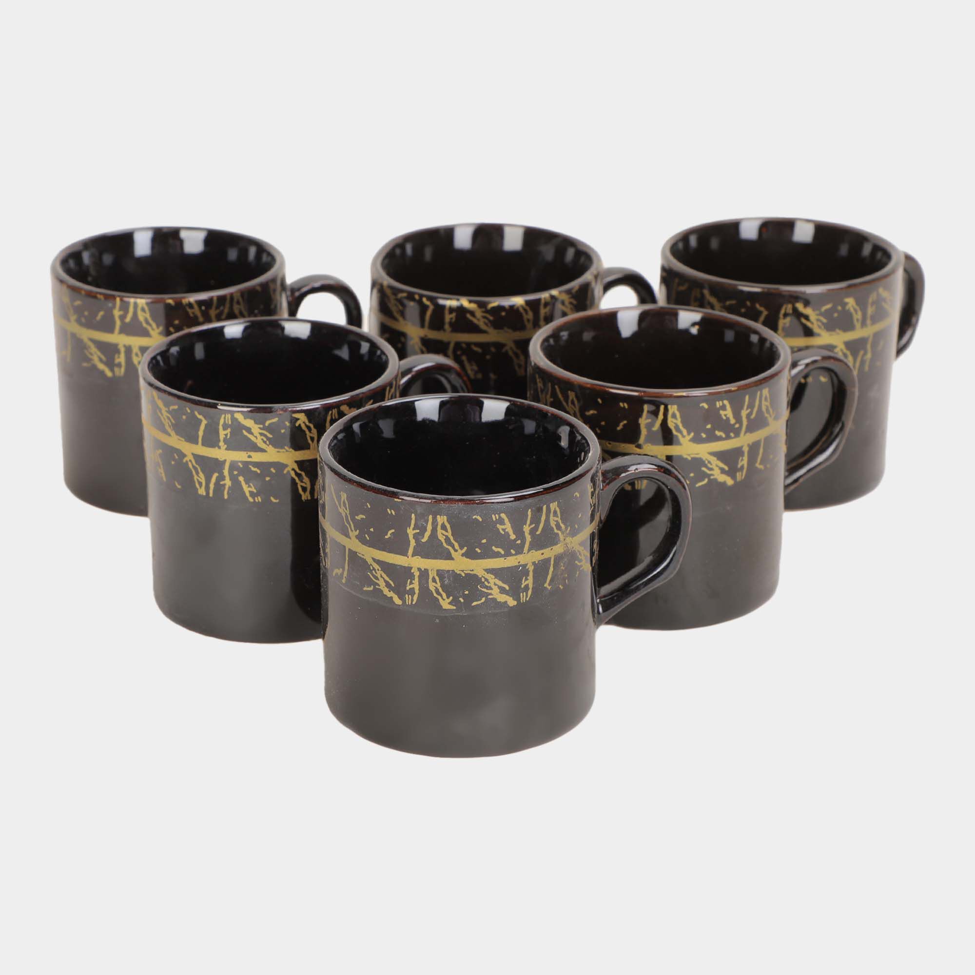 Home Finery                         120ml Stoneware Cup Set of 6