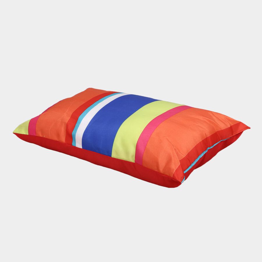 Multicolor Striped Pillow, , large image number null