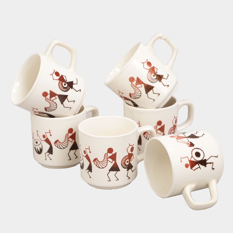 120 ml Stoneware Cup, Set of 6, , large image number null