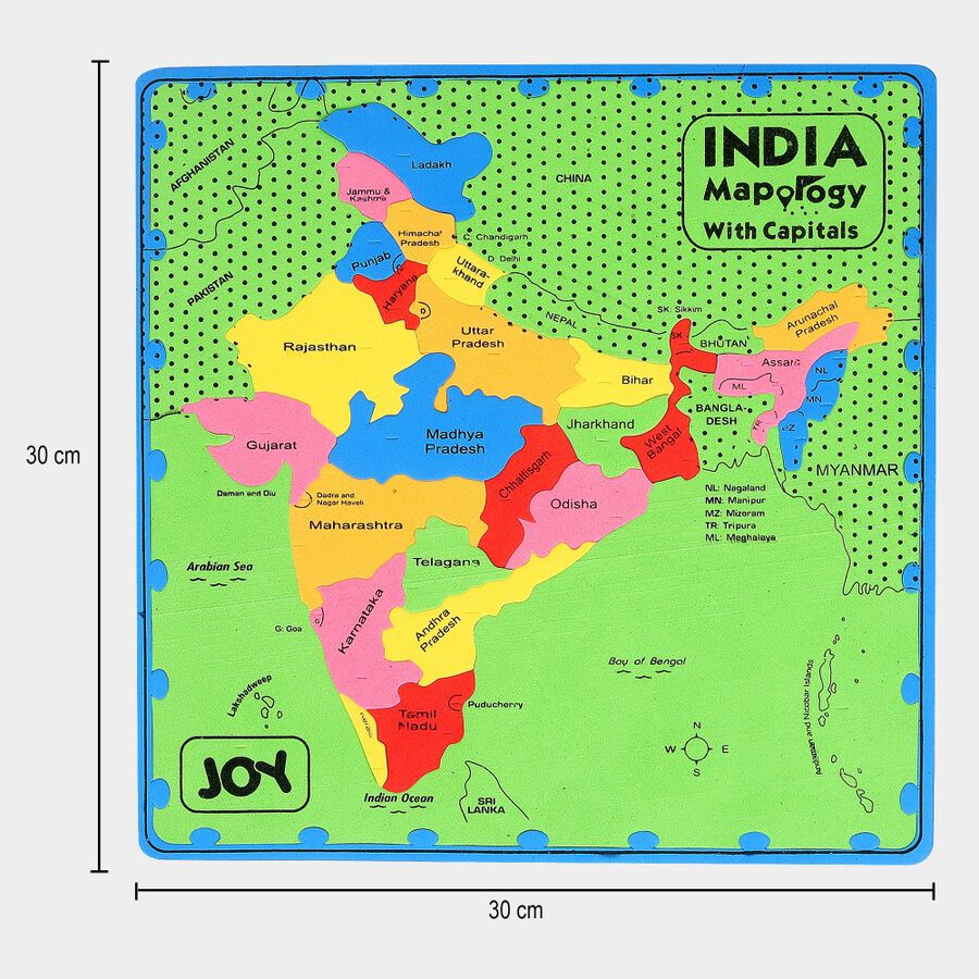 Kid's India Map Puzzle, , large image number null
