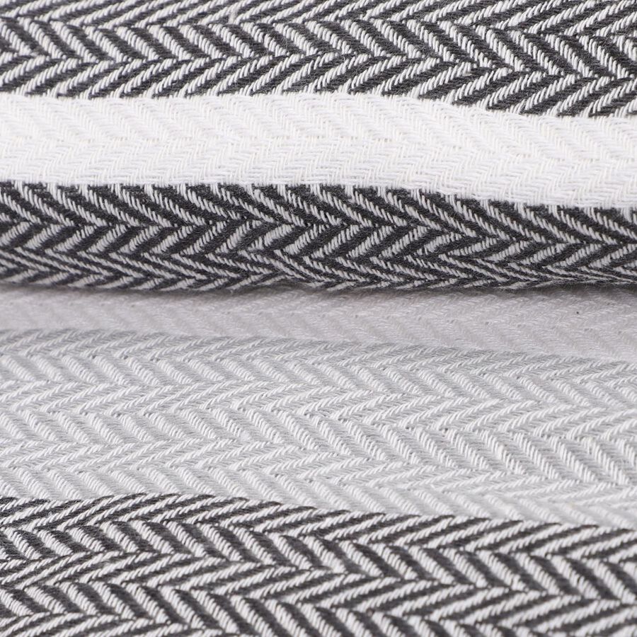 220 GSM Grey Cotton Blend Bath Towel, , large image number null