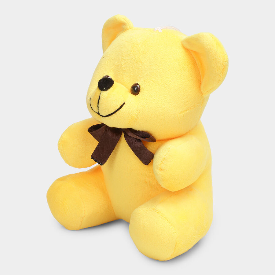 Yellow Fabric Teddy Bear, , large